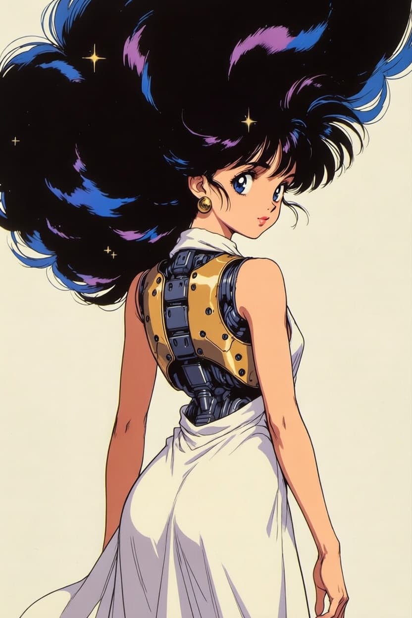Retro Anime Warrior